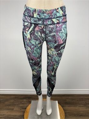 Lululemon Inspire Tight II Iridescent Multi Mesh Leggings 6